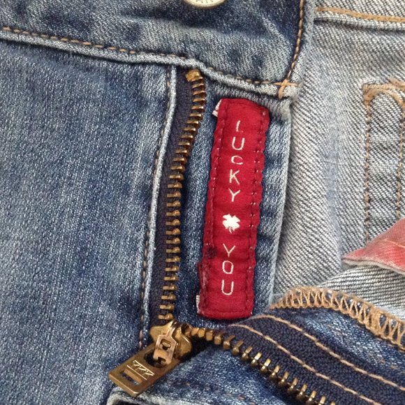 Lucky Brand Leyla Skinny Jeans, Distressed, Medium Wash, Sz 10/30 - Picture 8 of 16